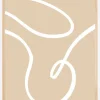 Beige Lines II Plakat (21x29.7 cm (A4))