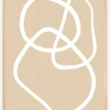 Beige Lines III Plakat (21x29.7 cm (A4))