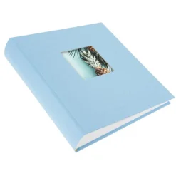 Bella Vista Fotoalbum Blå - 30x31 cm (100 Hvide sider / 50 blade)