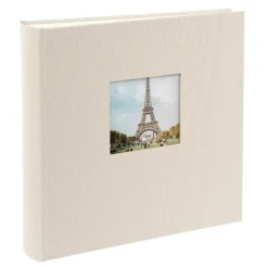 Bella Vista Fotoalbum Sand - 30x31 cm (100 Hvide sider / 50 blade)