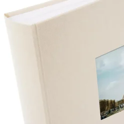 Bella Vista Fotoalbum Sand - 30x31 cm (100 Hvide sider / 50 blade)
