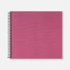 Bella Vista Spiralalbum Fuchsia - 35x30 cm (40 Sorte sider / 20 blade)
