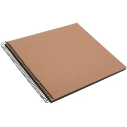 Bella Vista Spiralalbum Hazel - 35x30 cm (40 Sorte sider / 20 blade)