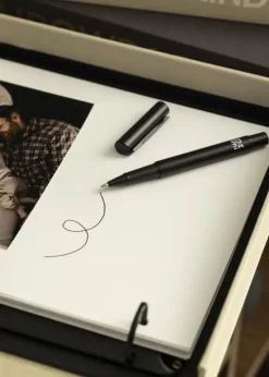 BGA Albumpen Metallic Sort - 1 mm