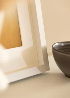 BGA Boksramme Akrylglas Hvid 50x70 cm