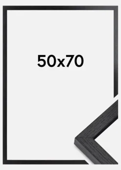 BGA Boksramme Akrylglas Sort 50x70 cm
