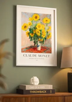 BGA Kasseramme Hvid 50x70 cm - Passepartout Hvid 42x59,4 cm