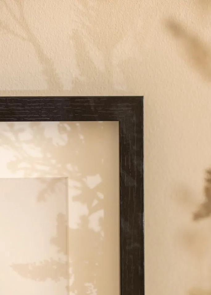 BGA Kasseramme Sort 60x90 cm - Passepartout Hvid 40x70 cm