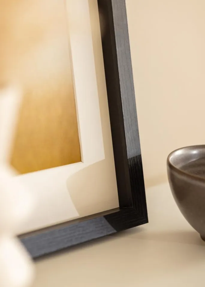 BGA Kasseramme Sort 60x80 cm - Passepartout Hvid 49,3x68,5 cm