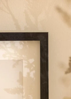 BGA Kasseramme Sort 60x80 cm - Passepartout Hvid 50x60 cm