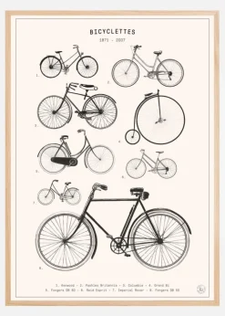 Bicyclettes Plakat (21x29.7 cm (A4))