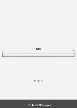 Billedhylde Eg 120 cm