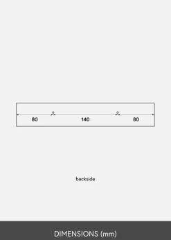 Billedhylde Eg 30 cm