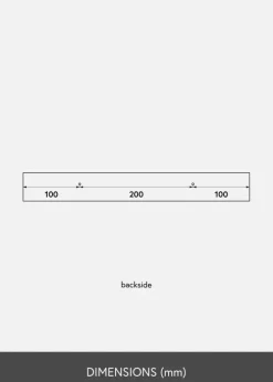 Billedhylde Eg 40 cm