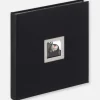 Black & White Album Sort - 30x30 cm (50 Sorte sider / 25 blade)