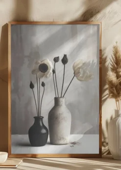 Black And White Ceramic No 1 Plakat (21x29.7 cm (A4))