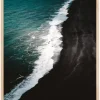 Black Beach Plakat (21x29.7 cm (A4))
