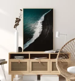 Black Beach Plakat (21x29.7 cm (A4))