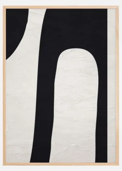 Black lines Plakat (21x29.7 cm (A4))