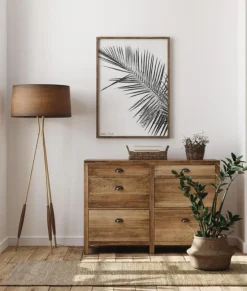 Black palm Plakat (21x29.7 cm (A4))