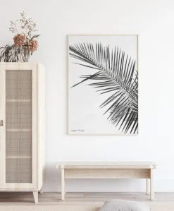 Black palm Plakat (21x29.7 cm (A4))