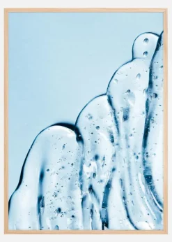 Blue Gel Plakat (21x29.7 cm (A4))