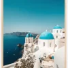 Blue Greece Plakat (21x29.7 cm (A4))