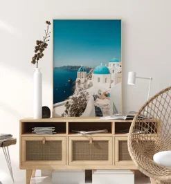 Blue Greece Plakat (21x29.7 cm (A4))