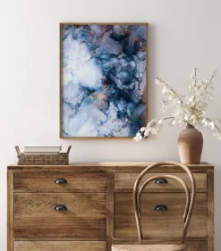 Blue is the color Plakat (21x29.7 cm (A4))