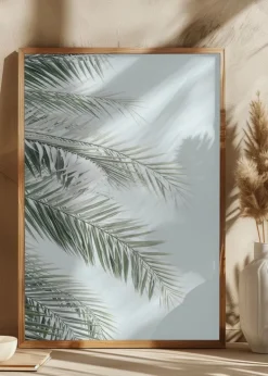 Blue Palms Plakat (21x29.7 cm (A4))