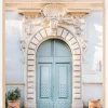 Blue Rome Door Plakat (21x29.7 cm (A4))