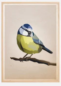 Blue tit Plakat (21x29.7 cm (A4))