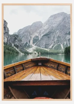 Boat In The Loch Plakat (21x29.7 cm (A4))