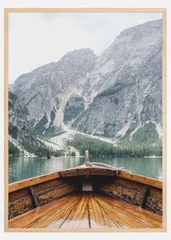 Boat In The Loch Plakat (21x29.7 cm (A4))