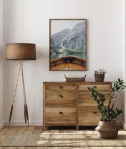 Boat In The Loch Plakat (21x29.7 cm (A4))