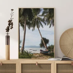 Boats In Thailand Plakat (21x29.7 cm (A4))