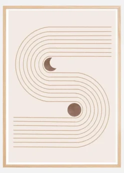 Boho Arch Plakat (21x29.7 cm (A4))