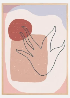 Boho Plant Plakat (21x29.7 cm (A4))