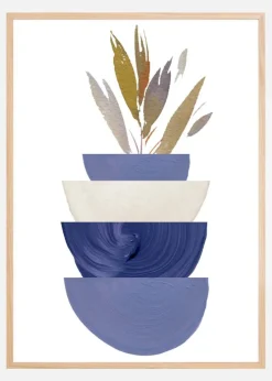 Boho Purple Bowl Plakat (21x29.7 cm (A4))