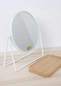 Bordspejl Tray Hvid 17 cm Ø