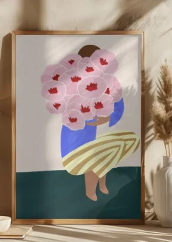 Bouquet of Flowers Plakat (21x29.7 cm (A4))