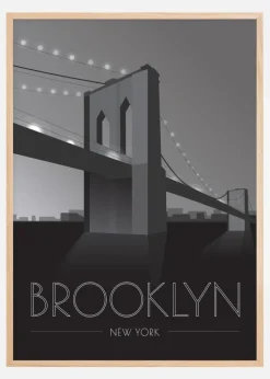 Brooklyn Bridge Plakat (21x29.7 cm (A4))