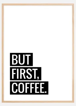 But First Coffee Plakat (21x29.7 cm (A4))