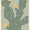 Cactus Green Plakat (21x29.7 cm (A4))