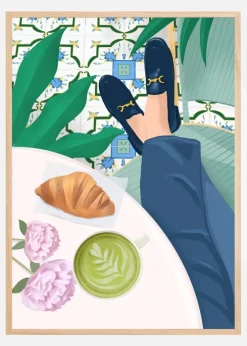 Cafe Plakat (21x29.7 cm (A4))