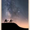 Camels Under The Stars Plakat (21x29.7 cm (A4))