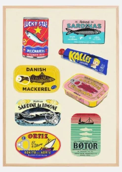 Canned Fish Plakat (21x29.7 cm (A4))