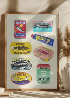 Canned Fish Plakat (21x29.7 cm (A4))