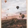 Cappodocia Hot Air Balloon Plakat (21x29.7 cm (A4))
