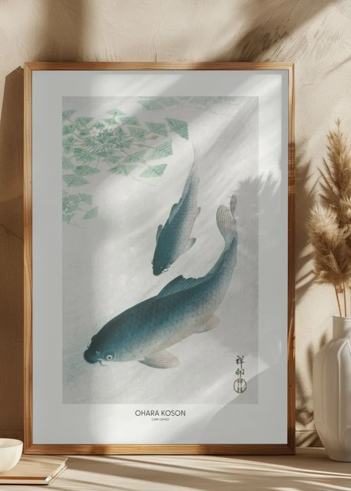 Carp Or Koi Plakat (21x29.7 cm (A4))